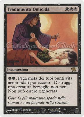 147 / 350 Tradimento Omicida rara (IT) -NEAR MINT-