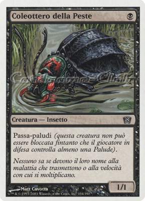 154 / 350 Coleottero della Peste comune (IT) -NEAR MINT-