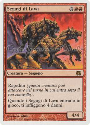 198 / 350 Segugi di Lava rara (IT) -NEAR MINT-