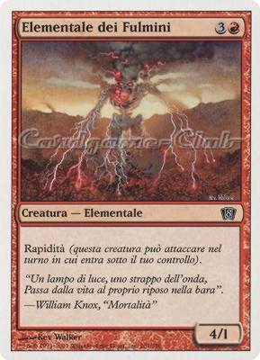 201 / 350 Elementale dei Fulmini comune (IT) -NEAR MINT-