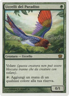 233 / 350 Uccelli del Paradiso rara (IT) -NEAR MINT-