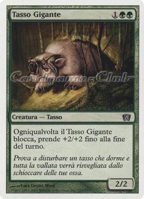 253 / 350 Tasso Gigante comune (IT) -NEAR MINT-