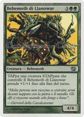 261 / 350 Behemoth di Llanowar non comune (IT) -NEAR MINT-