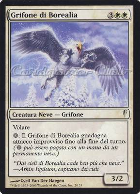 002 / 155 Grifone di Borealia comune (IT) -NEAR MINT-