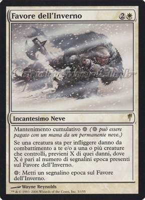 003 / 155 Favore dell'Inverno rara (IT) -NEAR MINT-