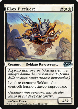 026 / 249 Rhox Picchiere non comune (IT) -NEAR MINT-