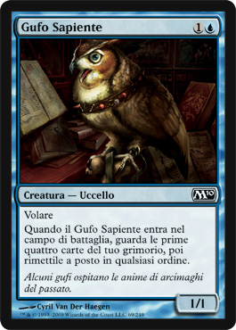 069 / 249 Gufo Sapiente comune (IT) -NEAR MINT-