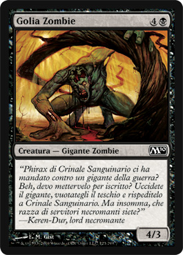 123 / 249 Golia Zombie comune (IT) -NEAR MINT-