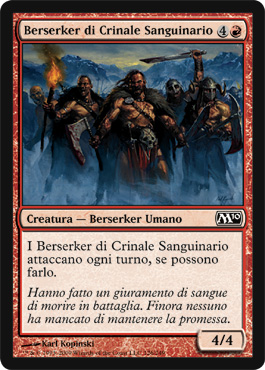 126 / 249 Berserker di Crinale Sanguinario comune (IT) -NEAR MINT-