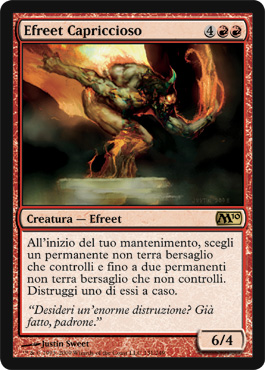 131 / 249 Efreet Capriccioso rara (IT) -NEAR MINT-