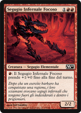 135 / 249 Segugio Infernale Focoso comune (IT) -NEAR MINT-