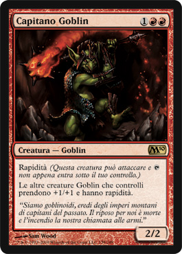 139 / 249 Capitano Goblin rara (IT) -NEAR MINT-