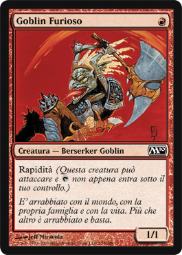 153 / 249 Goblin Furioso comune (IT) -NEAR MINT-