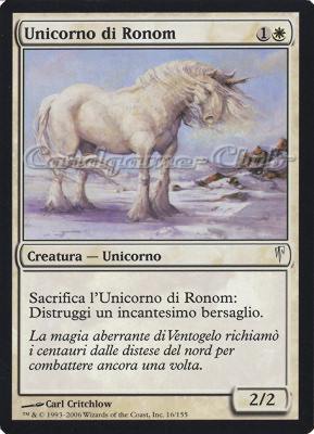 016 / 155 Unicorno di Ronom comune (IT) -NEAR MINT-