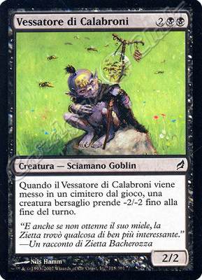 118 / 301 Vessatore di Calabroni comune (IT) -NEAR MINT-