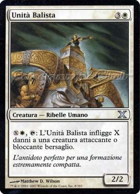 008 / 383 Unita' Balista non comune (IT) -NEAR MINT-