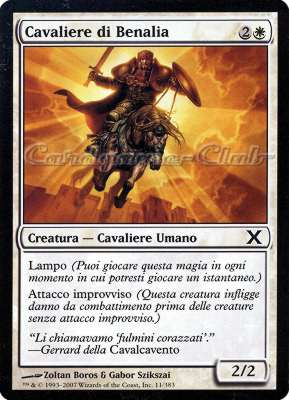 011 / 383 Cavaliere di Benalia comune (IT) -NEAR MINT-