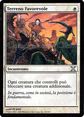 020 / 383 Terreno Favorevole non comune (IT) -NEAR MINT-