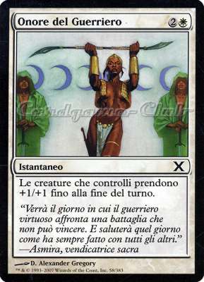 058 / 383 Onore del Guerriero comune (IT) -NEAR MINT-