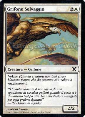 059 / 383 Grifone Selvaggio comune (IT) -NEAR MINT-
