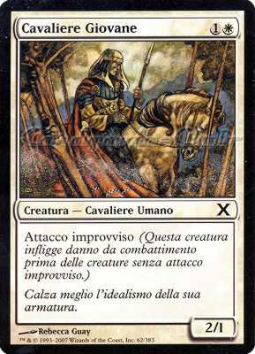 062 / 383 Cavaliere Giovane comune (IT) -NEAR MINT-