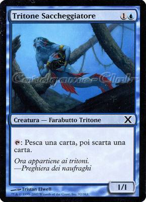 092 / 383 Tritone Saccheggiatore comune (IT) -NEAR MINT-