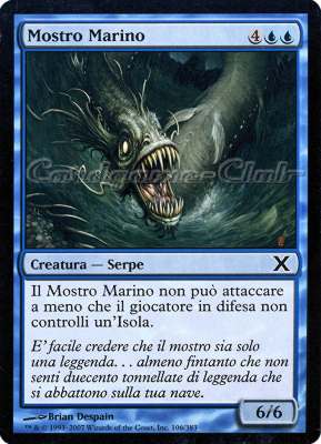 106 / 383 Mostro Marino comune (IT) -NEAR MINT-