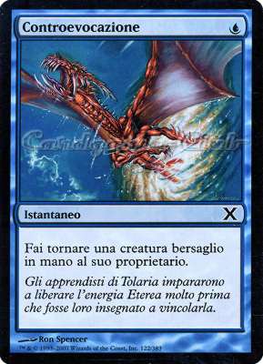 122 / 383 Controevocazione comune (IT) -NEAR MINT-