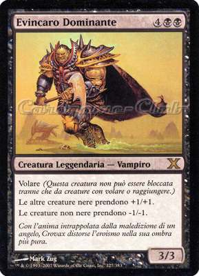 127 / 383 Evincaro Dominante rara (IT) -NEAR MINT-