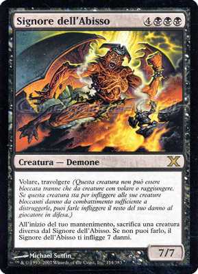 154 / 383 Signore dell'Abisso rara (IT) -NEAR MINT-