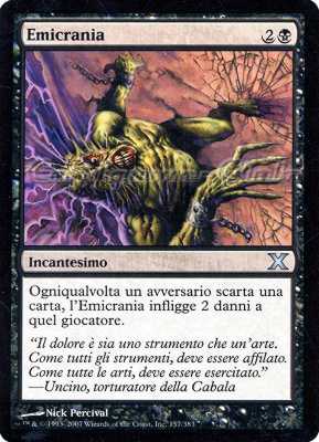 157 / 383 Emicrania non comune (IT) -NEAR MINT-