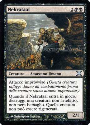 163 / 383 Nekrataal non comune (IT) -NEAR MINT-