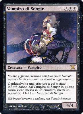 176 / 383 Vampiro di Sengir rara (IT) -NEAR MINT-