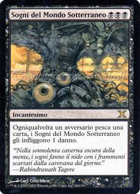 184 / 383 Sogni del Mondo Sotterraneo rara (IT) -NEAR MINT-