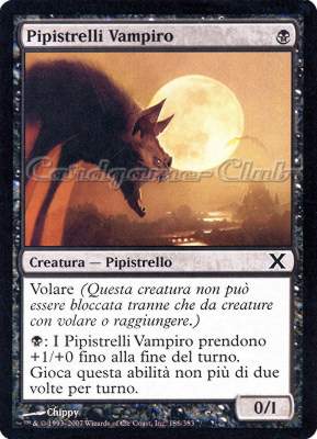 186 / 383 Pipistrelli Vampiro comune (IT) -NEAR MINT-