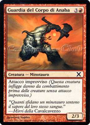 187 / 383 Guardia del Corpo di Anaba comune (IT) -NEAR MINT-