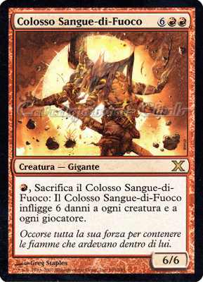 191 / 383 Colosso Sangue-di-Fuoco rara (IT) -NEAR MINT-