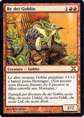 207 / 383 Re dei Goblin rara (IT) -NEAR MINT-