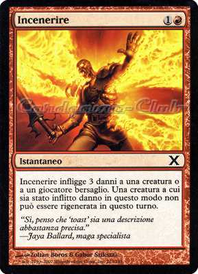 213 / 383 Incenerire comune (IT) -NEAR MINT-