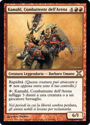 214 / 383 Kamahl, Combattente dell'Arena rara (IT) -NEAR MINT-