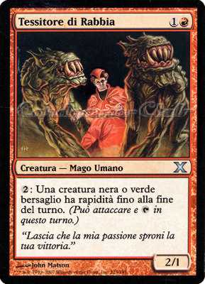 223 / 383 Tessitore di Rabbia non comune (IT) -NEAR MINT-