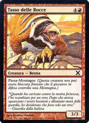 226 / 383 Tasso delle Rocce comune (IT) -NEAR MINT-