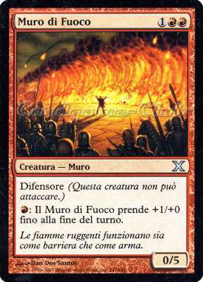 247 / 383 Muro di Fuoco non comune (IT) -NEAR MINT-