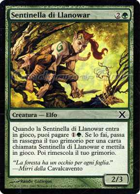 275 / 383 Sentinella di Llanowar comune (IT) -NEAR MINT-