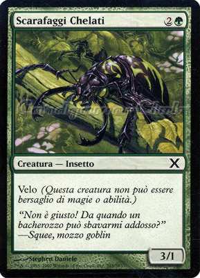 285 / 383 Scarafaggi Chelati comune (IT) -NEAR MINT-