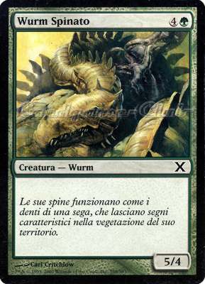 298 / 383 Wurm Spinato comune (IT) -NEAR MINT-