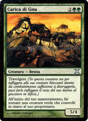 300 / 383 Carica di Gnu non comune (IT) -NEAR MINT-