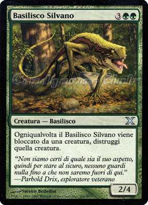 301 / 383 Basilisco Silvano non comune (IT) -NEAR MINT-