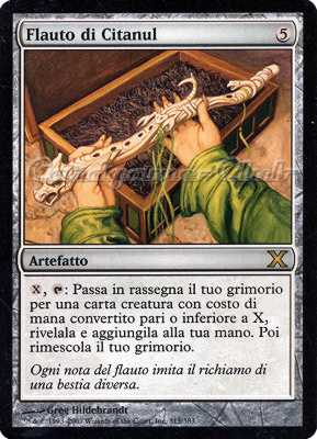 315 / 383 Flauto di Citanul rara (IT) -NEAR MINT-