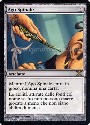 338 / 383 Ago Spinale rara (IT) -NEAR MINT-